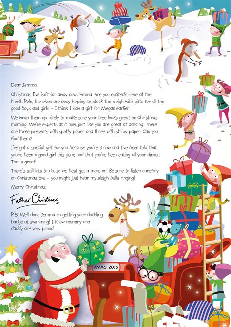 charity letter from santa|Letter from Santa .
